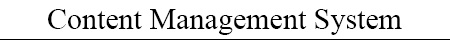 CMS,content management system